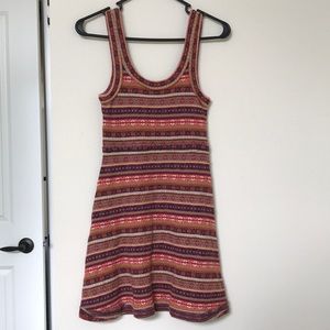 Short sleeve sweater dress